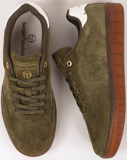 Sergio Tacchini Taormina Wildleder-Trainer Khaki