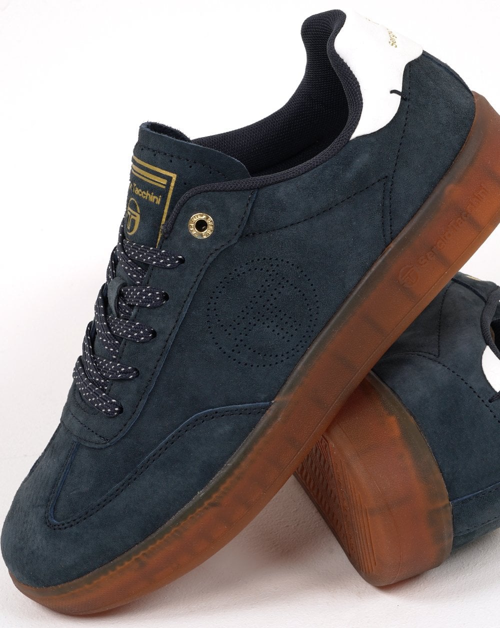 Sergio Tacchini Taormina Wildleder-Trainer, Marineblau