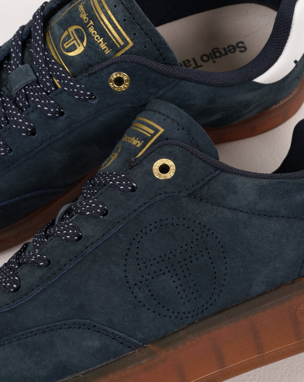 Sergio Tacchini Taormina Wildleder-Trainer, Marineblau