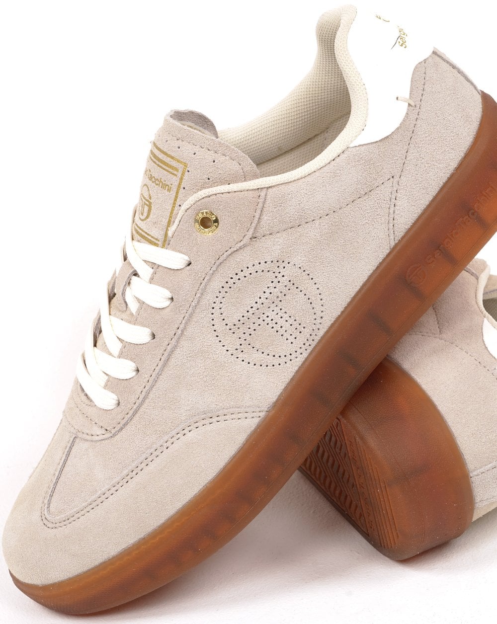 Sergio Tacchini Taormina Wildleder-Trainer Heller Sand