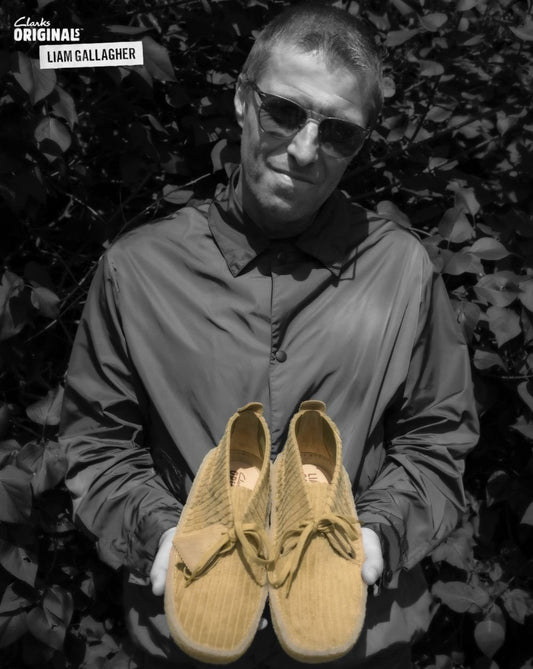 Clarks Originals Clarks Originals Collab Liam Gallagher Desert Regenstiefel Ahorn Cord