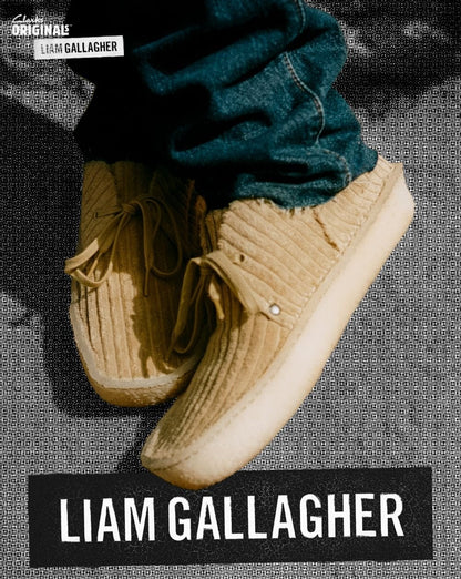 Clarks Originals Collab Liam Gallagher Desert Regenstiefel Ahorn Cord