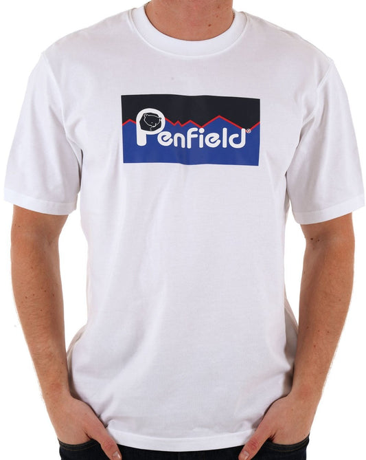 Penfield Penfield Original großes Logo T-Shirt Weiß
