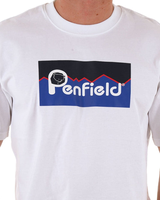Penfield Penfield Original großes Logo T-Shirt Weiß