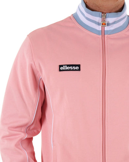 Ellesse – Milan Trainingsjacke, Hellrosa/Himmelblau