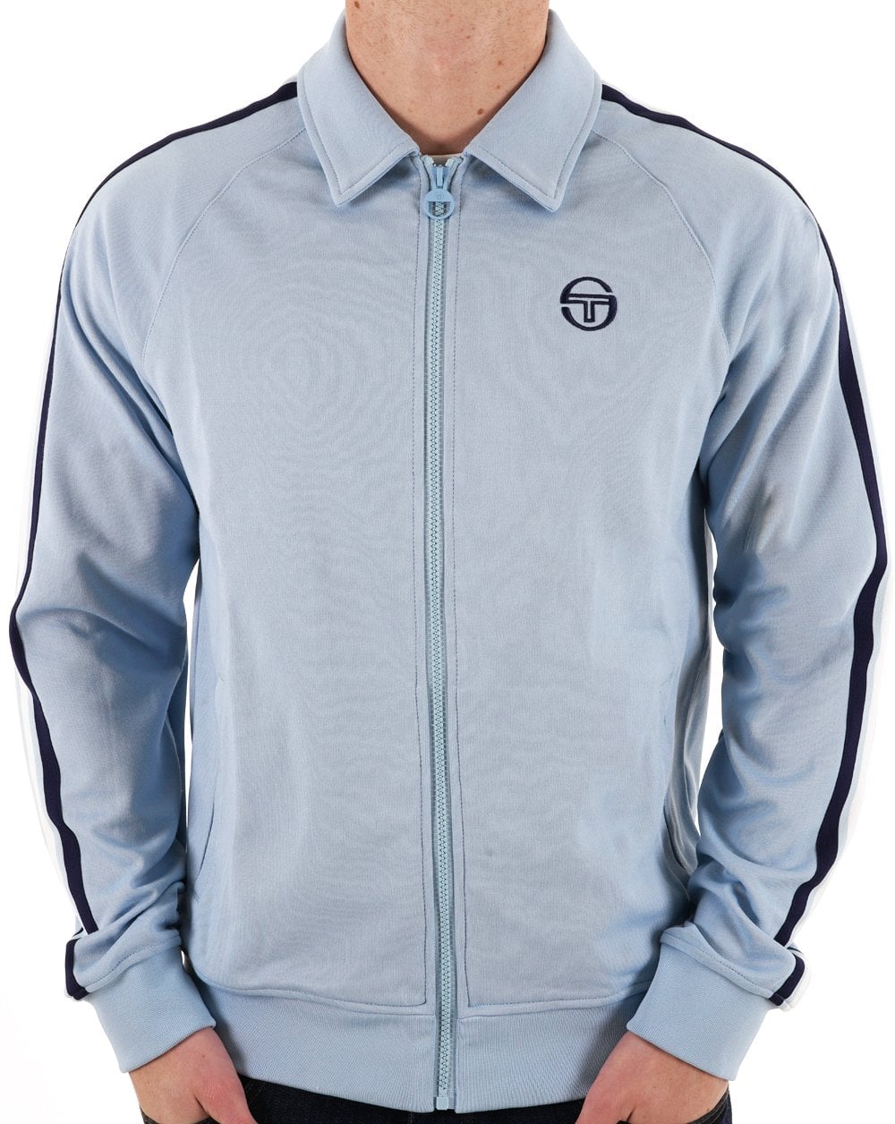 Sergio Tacchini – Renshaw Tape-Trainingsjacke in Himmelsblau