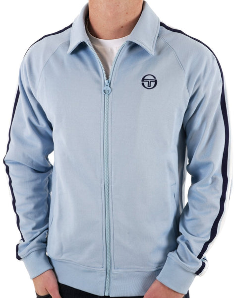Sergio Tacchini Renshaw Tape Track Top Celestial Blue