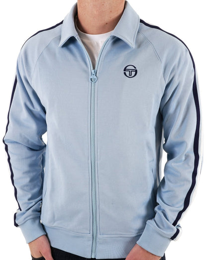 Sergio Tacchini – Renshaw Tape-Trainingsjacke in Himmelsblau