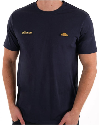 Ellesse Floran T-Shirt Marineblau/Gold