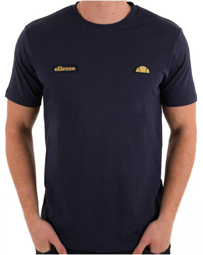 Ellesse Floran T-Shirt Marineblau/Gold
