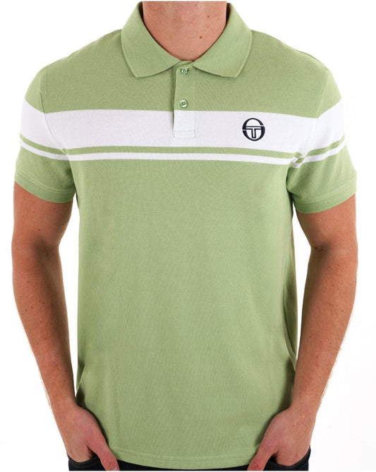 Sergio Tacchini Young Line Poloshirt Grün/Weiß