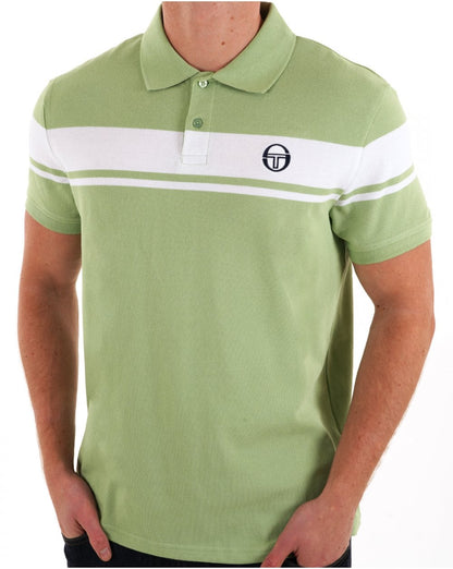 Sergio Tacchini Young Line Poloshirt Grün/Weiß