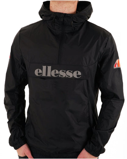 Ellesse – Leichte Logojacke in Schwarz