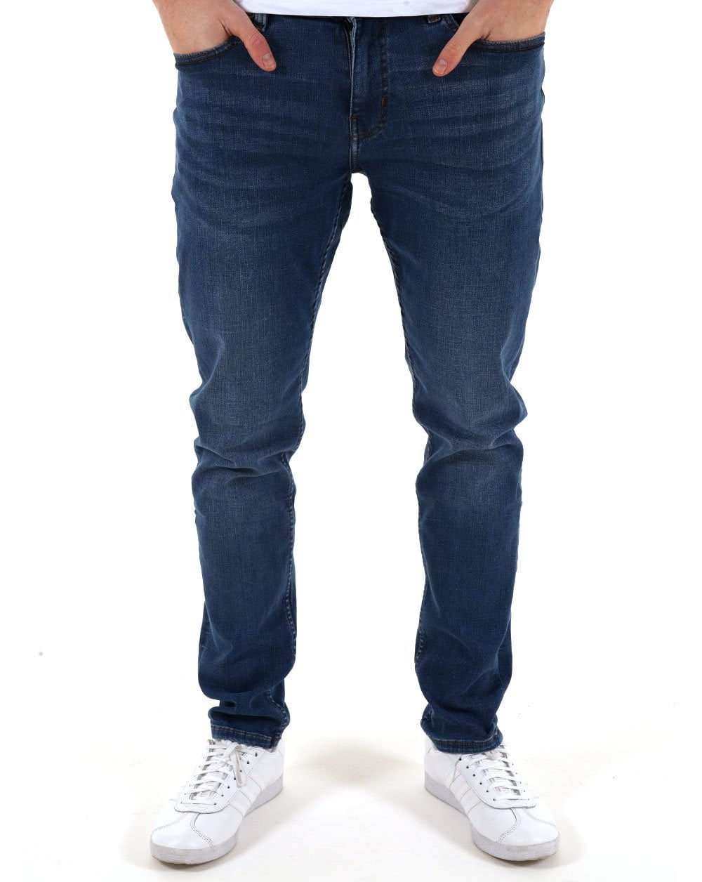 80s Casual Classics Florida Tapered Jeans Mittelblau