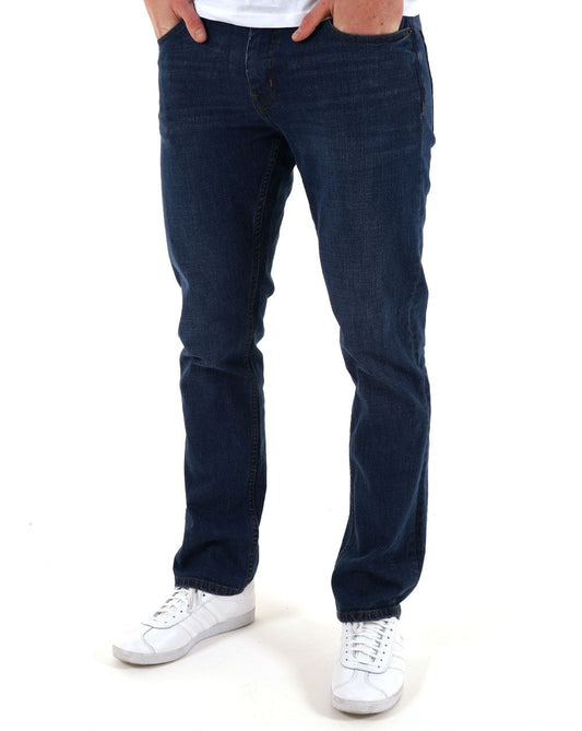 80er Casual Classics Alaska Straight Jeans Dunkelblau