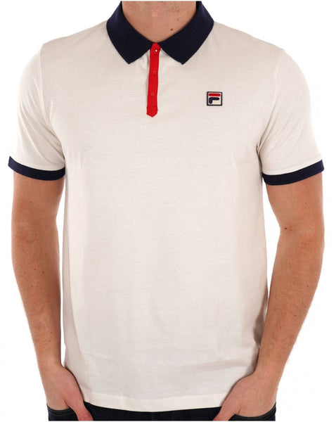 Fila Vintage Panatta Polo Shirt Gardenia