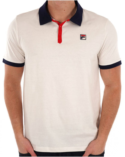 Fila Vintage Panatta Poloshirt Gardenia
