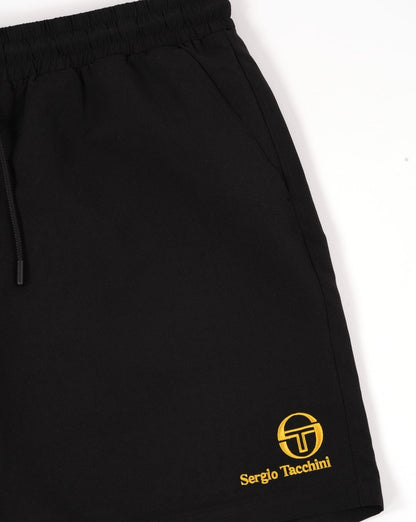Sergio Tacchini Cordosa Badeshorts Schwarz
