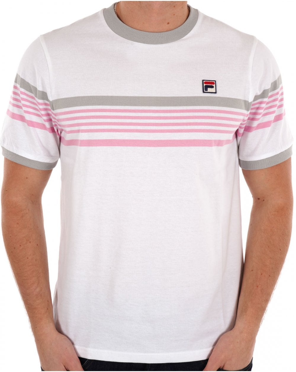 Fila Vintage James T-Shirt Weiß