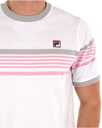 Fila Vintage James T-Shirt Weiß