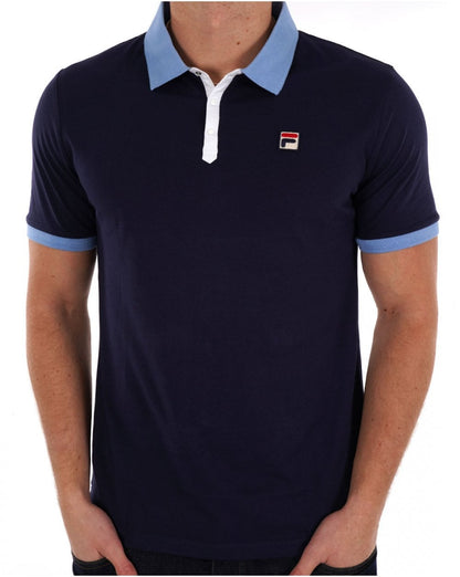 Fila Vintage Panatta Poloshirt Marineblau