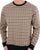 Aquascutum Iconic Club Check Crew Sweat Navy