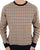 Aquascutum Iconic Club Check Crew Sweat Navy
