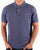 Gant Contrast Collar Polo Shirt Dusty Navy