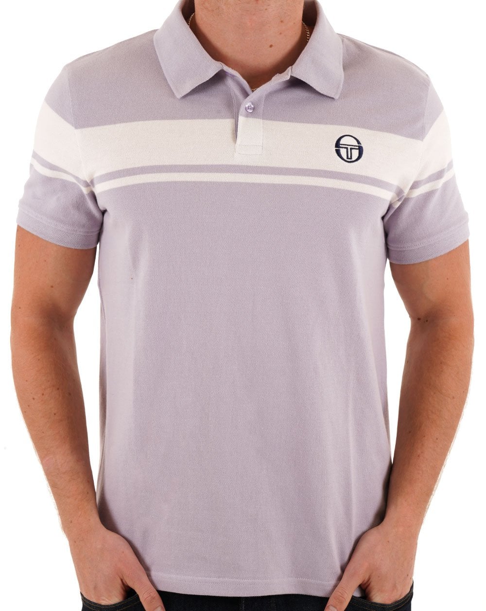Sergio Tacchini Young Line Poloshirt Distel/Gardenie