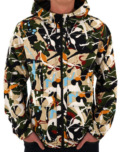 Pretty Green – Convergence – Kapuzenjacke, mehrfarbig