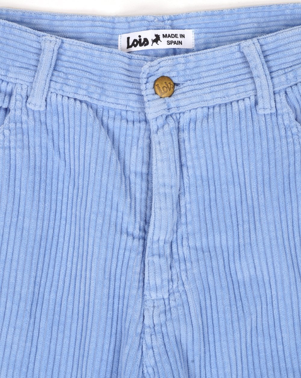 Lois Pepe Jumbo Cordshorts Himmelblau