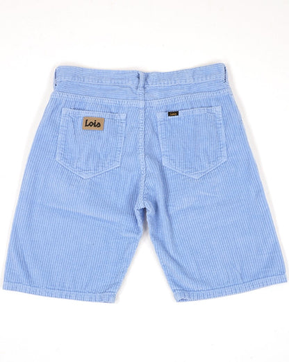 Lois Pepe Jumbo Cordshorts Himmelblau