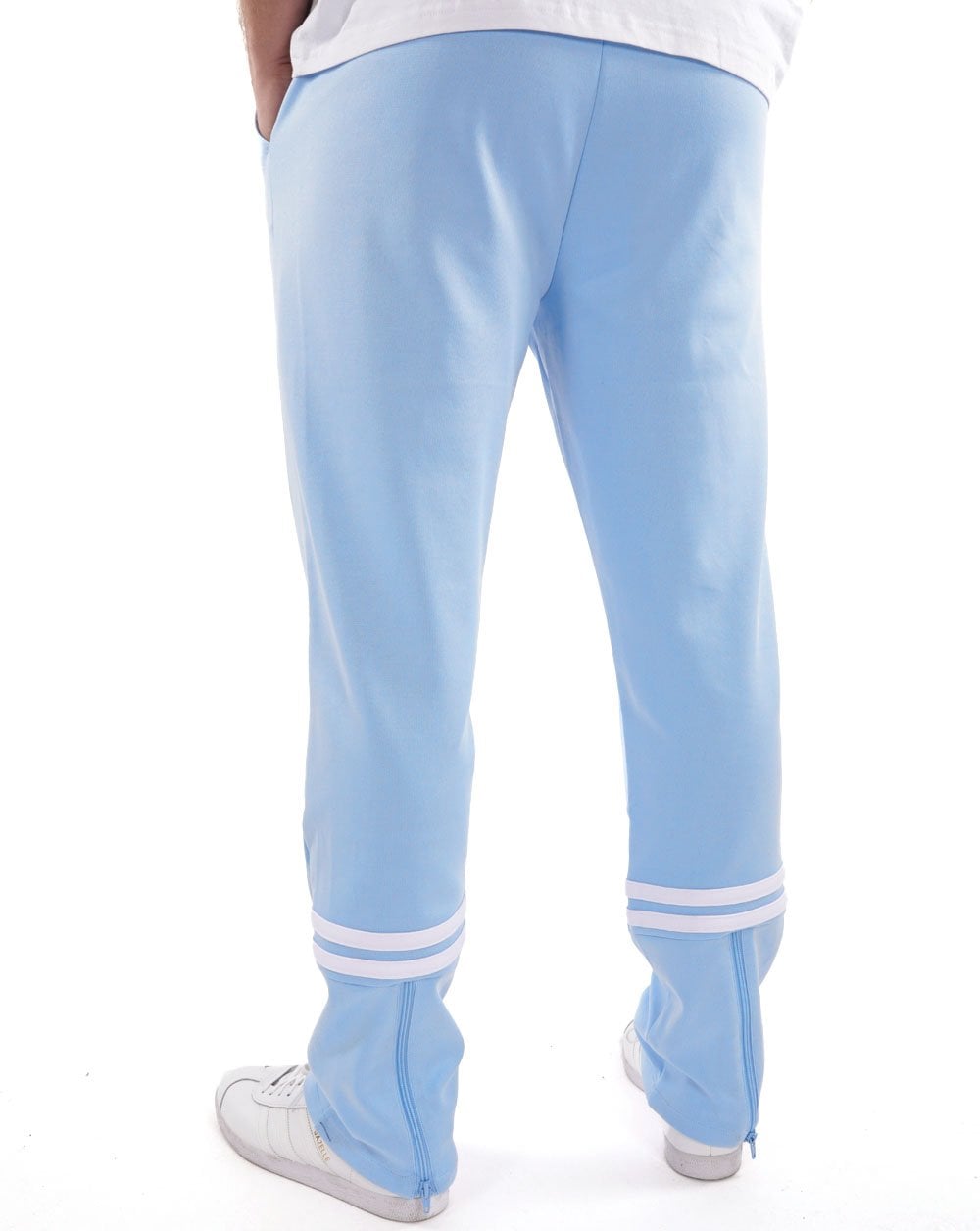 Sergio Tacchini Trainingshose mit Reißverschluss, Himmelblau