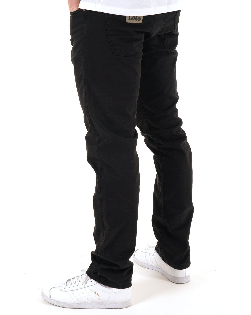Lois Terrace Baumwoll-5-Pocket-Jeans Schwarz