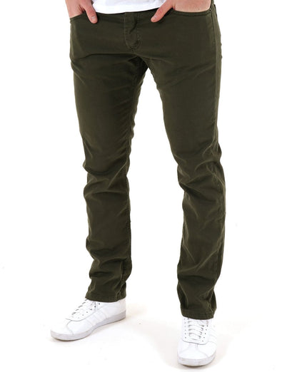 Lois Terrace Baumwoll-5-Pocket-Jeans Oliv