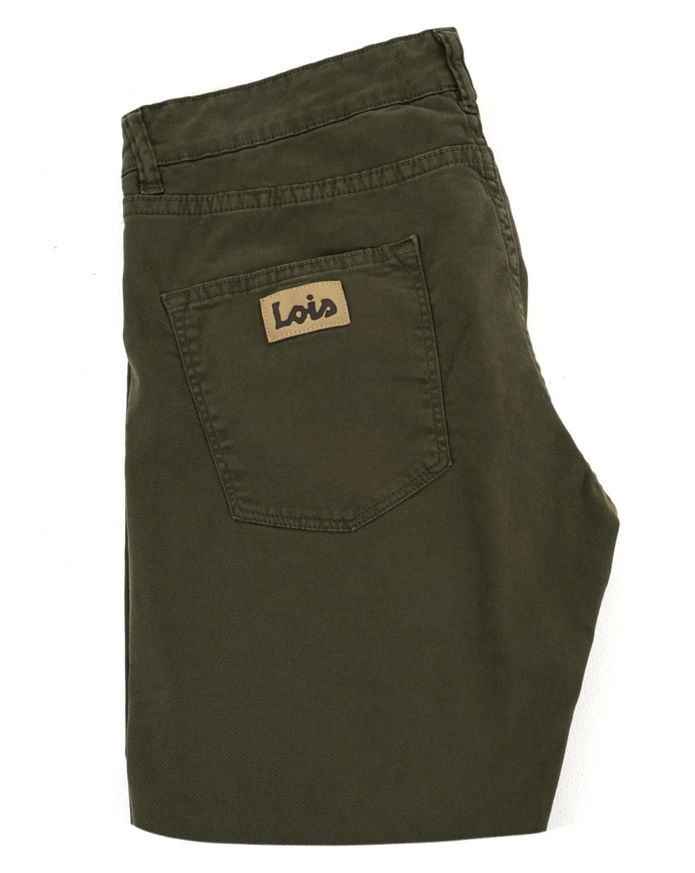 Lois Terrace Baumwoll-5-Pocket-Jeans Oliv