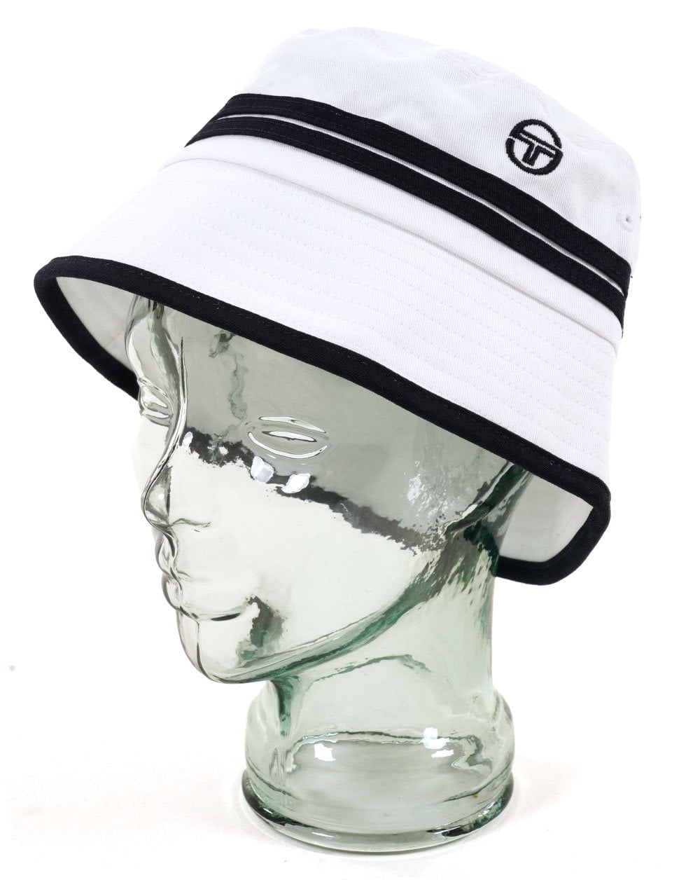 Sergio Tacchini Newton Fischerhut Weiß/Marineblau