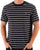 Gant Striped T Shirt Navy Blue