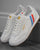 Patrick Rio Trainers White Blue Red