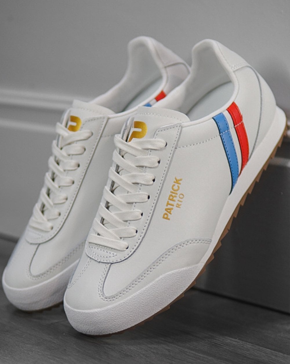Patrick Rio Sneakers Weiß/Rot/Blau