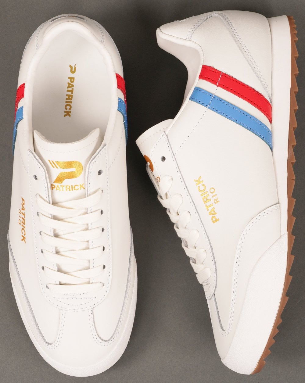 Patrick Rio Sneakers Weiß/Rot/Blau
