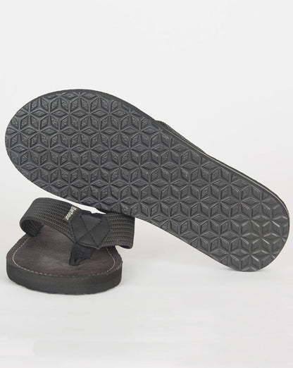 Barbour Toeman Strandsandalen Schwarz