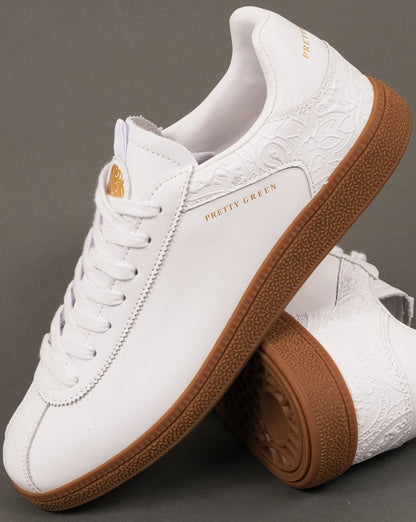 Pretty Green Zetas Sneakers Weiß