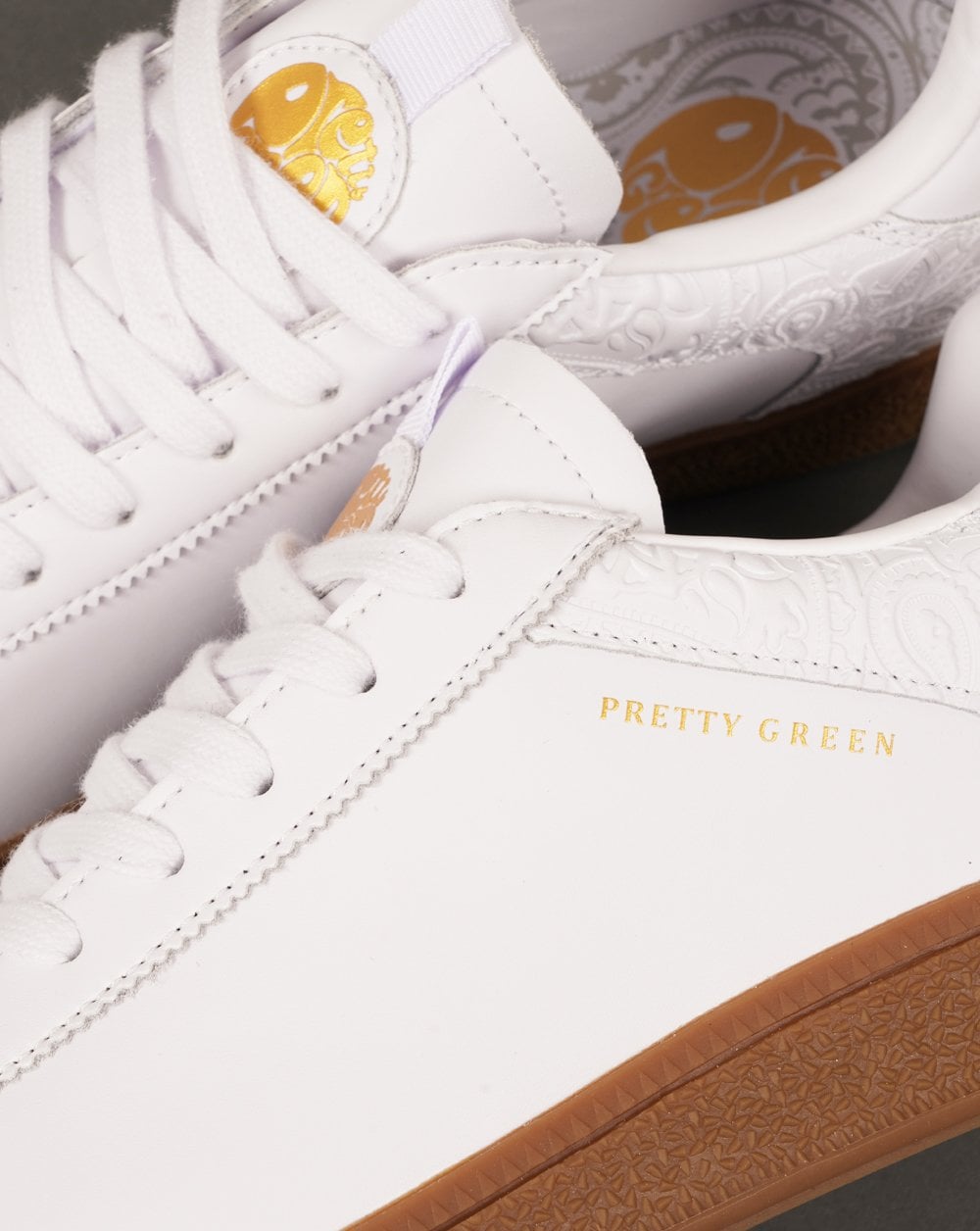 Pretty Green Zetas Sneakers Weiß