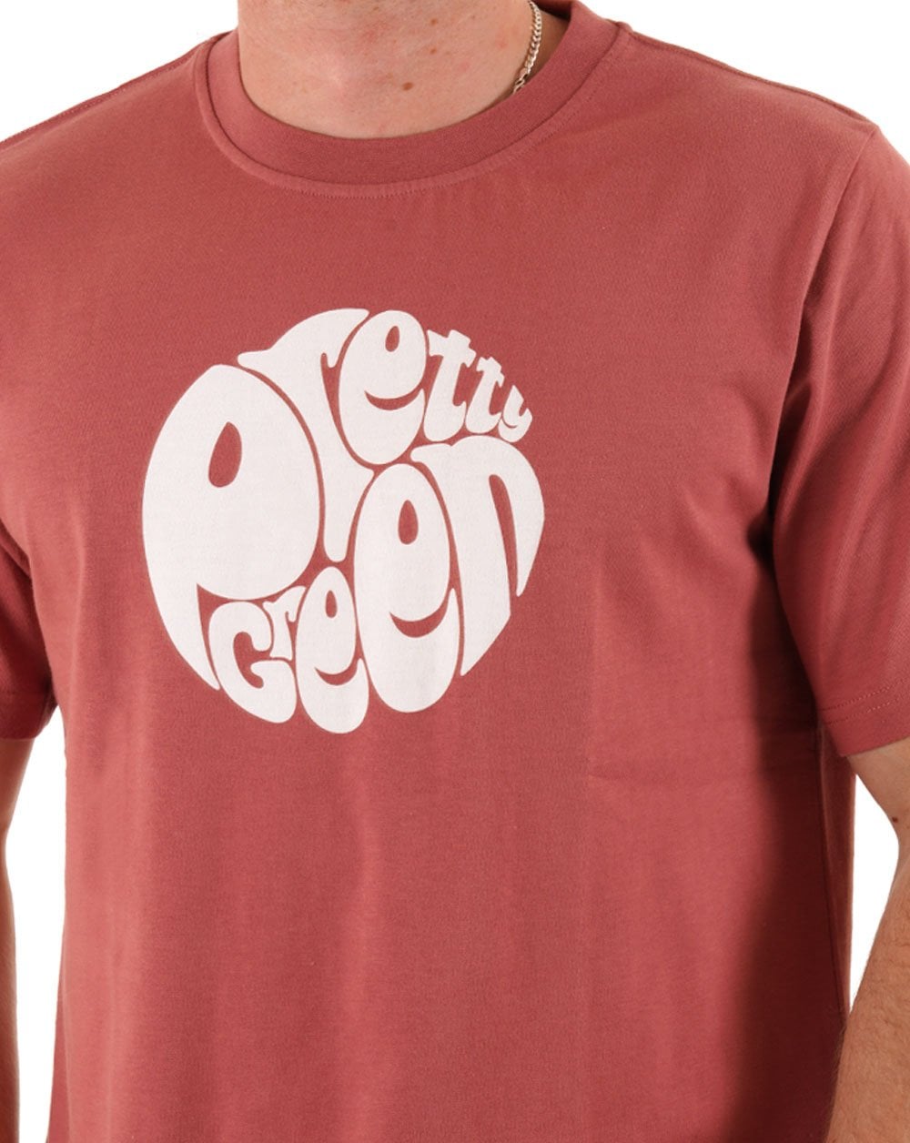 Pretty Green Gillespie Logo T-Shirt Rubin