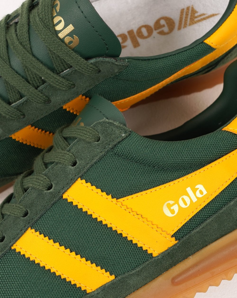 Gola Tornado Sneakers Evergreen/Sonnengelb