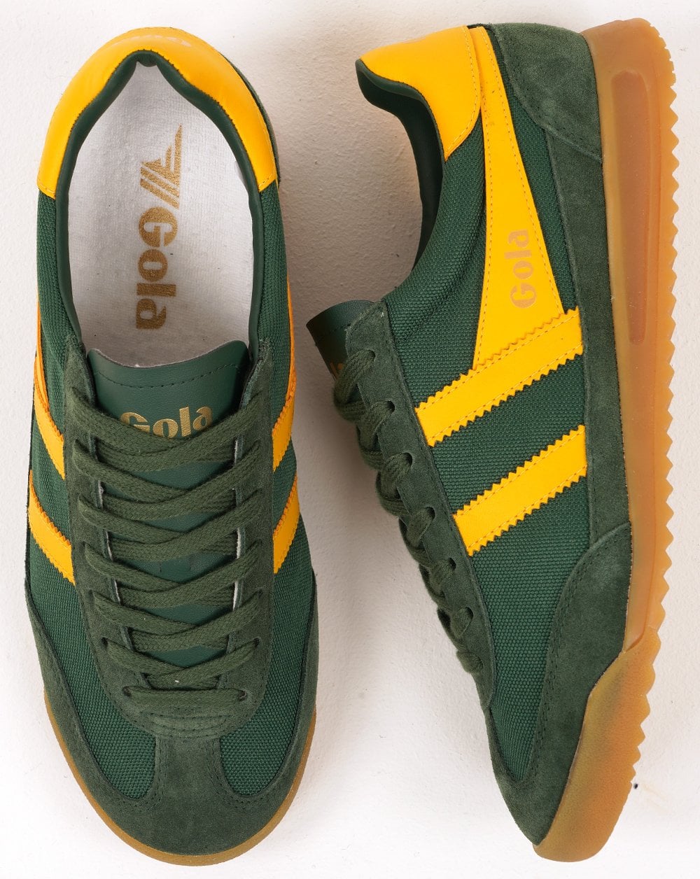 Gola Tornado Sneakers Evergreen/Sonnengelb