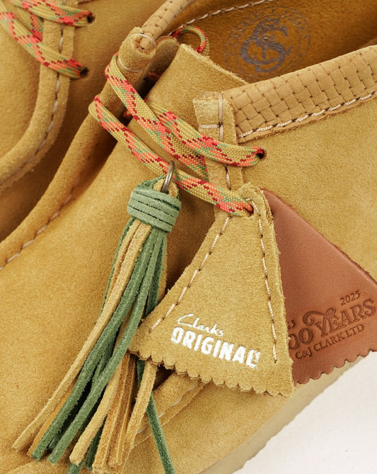 Clarks Originals Clarks Originals – Wallabee – Stiefel aus goldenem, hellbraunem Wildleder