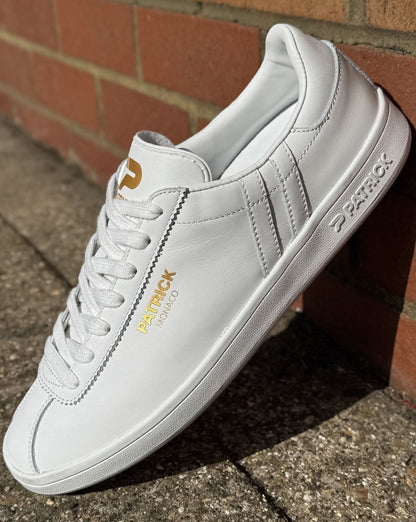 Patrick Monaco Sneakers aus weißem Leder