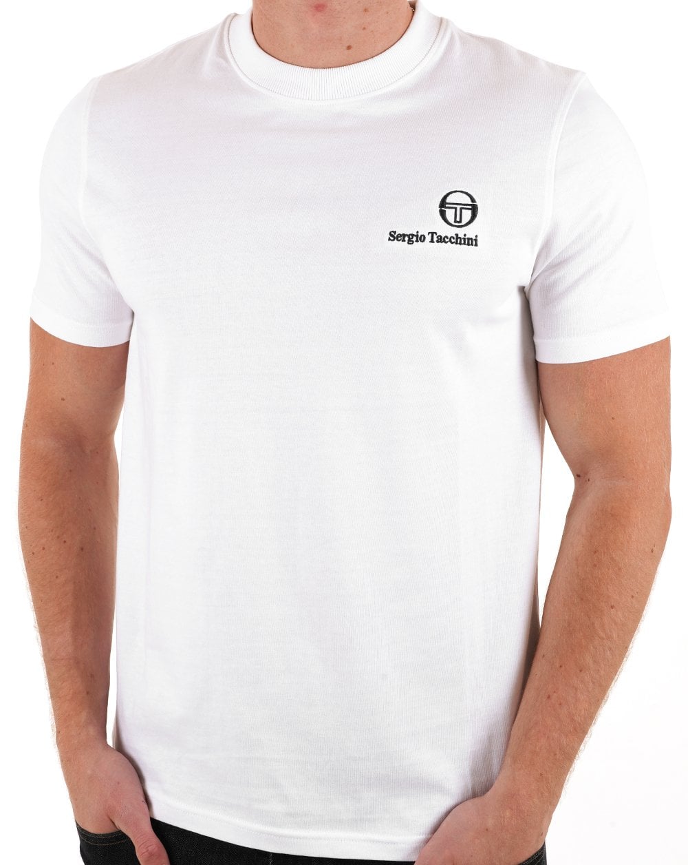 Sergio Tacchini Felton T-Shirt Weiß/Marineblau